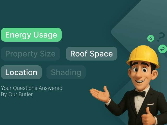 A decorative graphic showing a 3D render of the butler wearing a hard hat